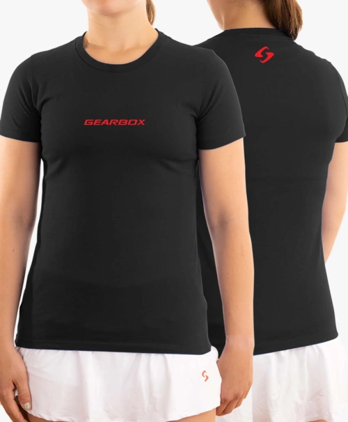 Emblem - Womens Cotton Tee Black