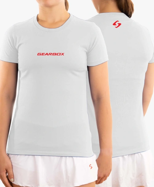 Emblem - Womens Cotton Tee White