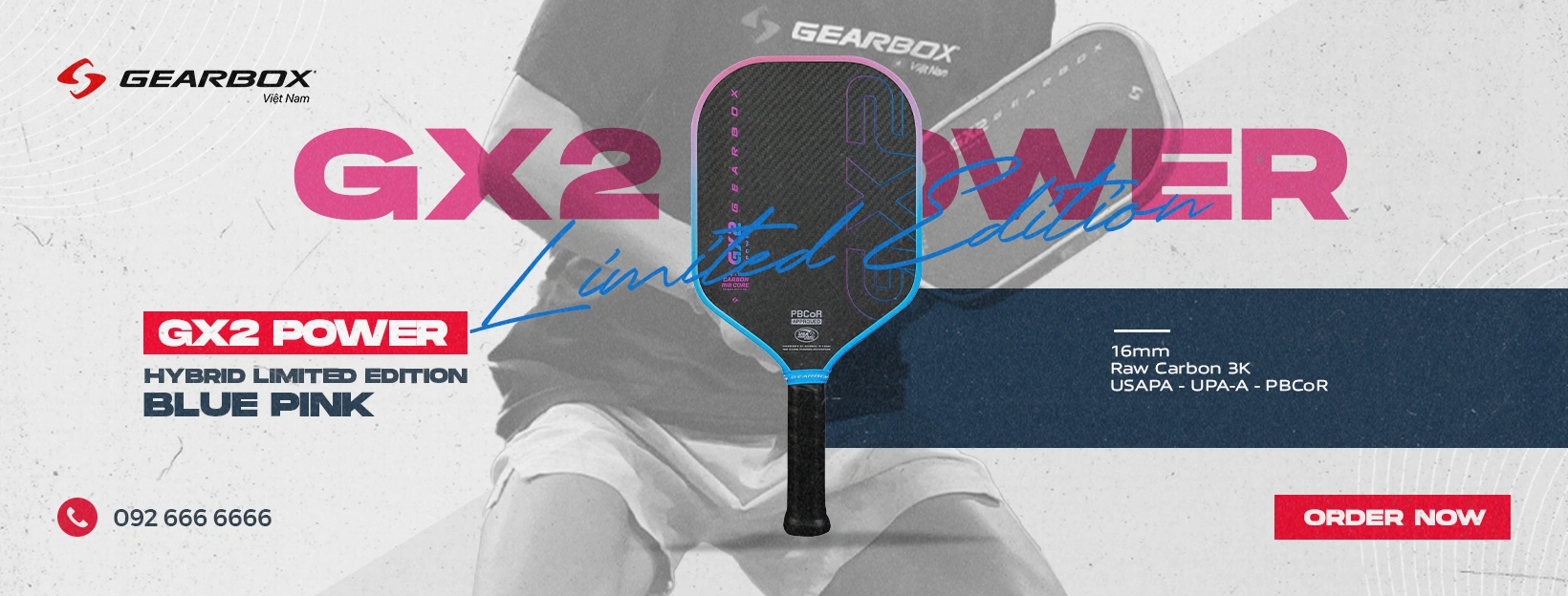 GX2 Power Hybrid Limited Edition Blue Pink